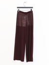 SWAYING 25 Spring/Summer Silk Wool Thin Straight Pants SW-SW25SS3B15C4-ZI Purple